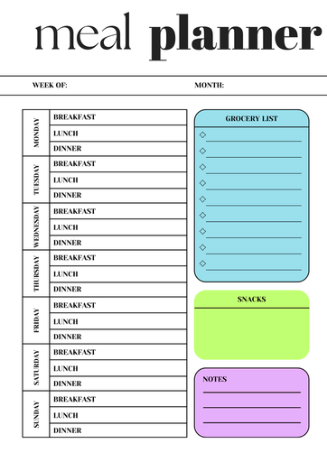 Weekly Meal Planner