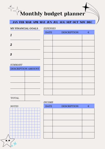 3pg/Monthly Budget Planner